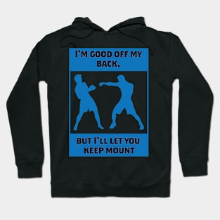 Boxer Boxing Gloves Outfit with a Quote Funny Boxing Hoodie